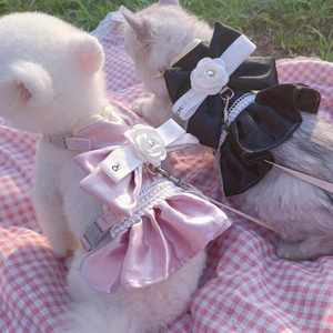 Hot Selling Bowknot Luxury Pet Princess Dress Elegant Multi Color Cute Dog <b>Clothes</b> - Product Image 2