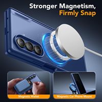 Étui magnétique MOBOSI pour Z Fold7 avec protection d'écran de confidentialité, protection intégrale de la charnière, antichoc, en TPU+PC, peinture UV