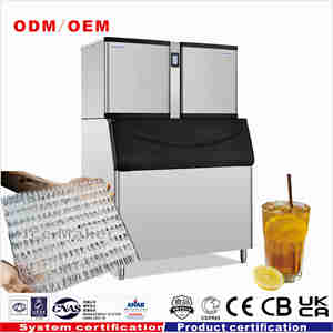 Machine <span class=keywords><strong>à</strong></span> <span class=keywords><strong>glaçons</strong></span> commerciale en acier inoxydable, refroidisseur <span class=keywords><strong>d</strong></span>'<span class=keywords><strong>air</strong></span>, machine <span class=keywords><strong>à</strong></span> <span class=keywords><strong>glaçons</strong></span>, équipement de cuisine de restaurant - Product Image 1