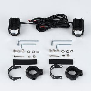2pcs Lumineux 3000LM LED Moto Phare Démon Ange Yeux Auxiliaire Travail Lumière phare moto État Nouveau - Product Image 4