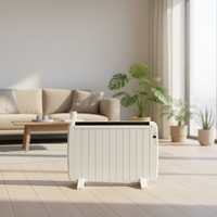 Chauffage intelligent HOPE de 1500W à économie d'énergie, ultra-silencieux, à température réglable, avec protection anti-renversement et contrôle par application à distance, fabriqué en Chine
