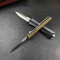 Couteau pliant tactique avant en alliage de zinc, haute dureté, pour camping, chasse, survie, EDC, portable, bricolage
