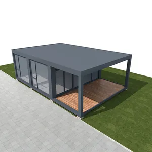 كازا نموذجية أسترالية 20 قدمًا منزل صغير جاهز الصنع يمكن شحنه في حاوية منزلية قابلة للفصل منازل