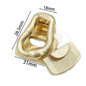 <span class=keywords><strong>Fermeture</strong></span> <span class=keywords><strong>éclair</strong></span> ovale irrégulière de luxe haut de gamme 38,5 mm, design creux doré, accessoires de sac portable, <span class=keywords><strong>fermoir</strong></span> de <span class=keywords><strong>fermeture</strong></span> <span class=keywords><strong>éclair</strong></span> pour boîte cadeau - Product Image 1