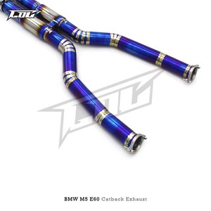 Sistema de Escape Catback Boska Titanium Valvetronic para BMW M5 E60 5.0 2003-2010, Silenciador Deportivo con Cuatro Salidas y Control Remoto - Product Image 2