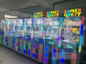 Machine à griffes en métal LIFUN Gamer <span class=keywords><strong>Quest</strong></span> avec accepteur de billets, certifiée CE, 5 casiers à prix pour enfants et adultes - Product Image 3
