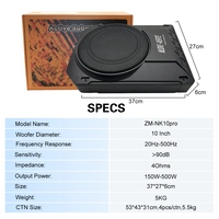 Système audio haute puissance pour voiture, ensemble de haut-parleurs de basses super puissants, tweeter avec amplificateur, audio premium pour la modification de voitures, camions et SUV