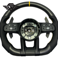 Volant en cuir carbone mat haut de gamme pour Mercedes Benz W223 W205 809P E G Series, pièces automobiles personnalisées de qualité supérieure