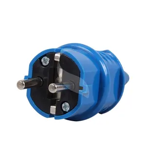 Plastic Male Female European Industrial Plug And Socket SCHUKO