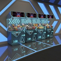 Machine à griffes avec écran LCD, affichage vidéo de jeu commercial, logo personnalisé et accepteur de monnaie