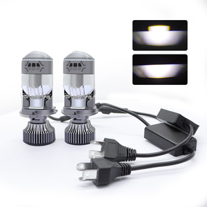 M01K H4 <b>LED</b> <b>Headlights</b> 30000 Lm Bi-Xenon Projector Integrated High Low Beam Car Lighting - Product Image 1
