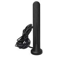 Antenne magnétique pour modem routeur Wifi, GSM GPRS 3G 4G 5G Antenne extérieure à gain élevé 15dBi 600-6000MHz Mâle TS9 CRC9