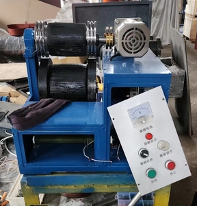 Nouveau séparateur magnétique à plaques magnétiques doubles <span class=keywords><strong>Stael</strong></span>, séparateur magnétique à sec 14000GS, rouleau réglable 5-25kg/h, 380V, 98KG - Product Image 5