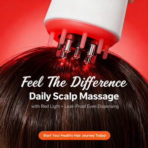 Custom Logo Hair Scalp Oil Applicator Portable Silicone Cap Scalp Massage Tool for Hair Care - Product Image 2