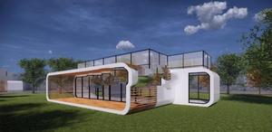 Nuovo <span class=keywords><strong>Design</strong></span> Apple Cabin Smart <span class=keywords><strong>Space</strong></span> Capsule: Serra Prefabbricata Ecologica e Container per Hotel, Campeggi e Agriturismi - Product Image 5