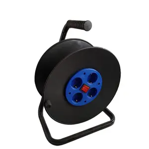 factoru supply EU UK removable power cable reel 10M 20M 50M Cable Reels