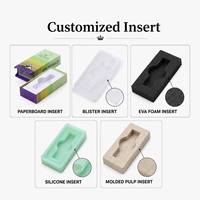 Boîte d'emballage portable pour stylo jetable avec logo personnalisé, 0,5g, 1g, 2g, type tiroir coulissant avec cordon de serrage