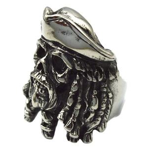 Mới Đến Người Đàn Ông Của Thời Trang Nhẫn Thiết Kế Độc Đáo Mát Viking Cướp Biển Phong Cách Skull Nhẫn Punk Cổ Điển Thép Không Gỉ Cao Bồi Nhẫn - Product Image 2