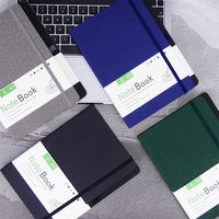 Custom ized Classic Fabric Hard Notebook Deep Shade Journal Verwenden Sie Notebook Schlanke, umwelt freundliche Notizbücher im Format A5