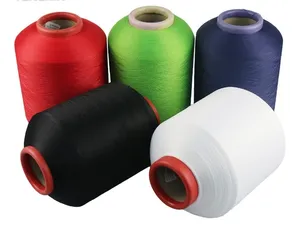 hot selling item 75d 72f polyester filament yarn 96 color yarn