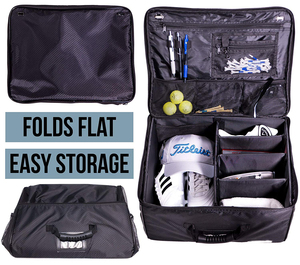 Large Capacity Collapsible Car Trunk Organizer Cargo Storage Box Golf Trunk Locker