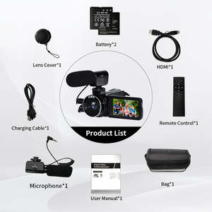 Caméra vidéo portable 4K HD professionnelle en promotion pour le vlogging sur YouTube - Product Image 6