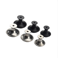 Poignées de porte en plastique d'acier inoxydable de Style moderne nordique boutons d'armoire de meubles pour des armoires de cuisine armoires utilisation de tiroir