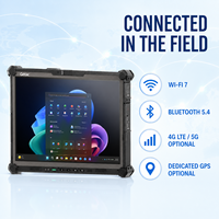 Tablet Tangguh Getac A140 T800 Ux-10 Zx-10 Zx-80 Seri 4G Intel Pentium 8GB 11.6" 1080x1920 SSD+HDD Layar Sentuh Kapasitif
