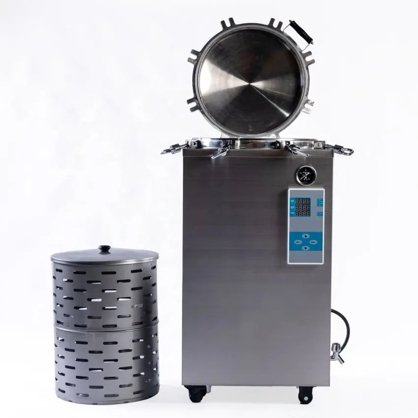 35 50 75 100 120 150l Counter Pressure Autoclave Retort Vertical Automatic Autoclave sterilizer for food