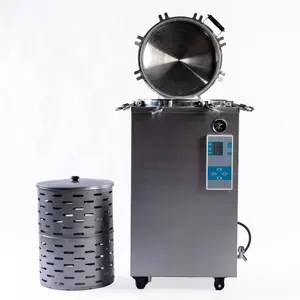 Esterilizador automático para alimentos, Autoclave Vertical de presión, 35, 50, 75, 100, 120, 150l