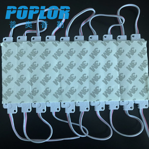 โมดูลไฟ LED Poplor 5730 5 ดวง ไฟ DC 12V กันน้ำ สีแดง สำหรับป้ายโฆษณา - Product Image 2
