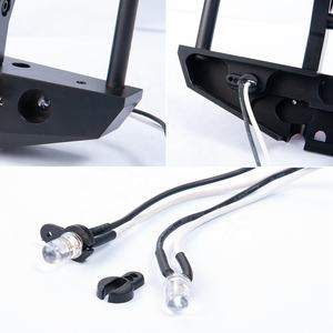 Pare-chocs avant réglable avec support de treuil et lumière LED pour <span class=keywords><strong>TRX4</strong></span> Bronco <span class=keywords><strong>Defender</strong></span> 1/10 RC Crawler Car Upgrade Parts Accessories - Product Image 4