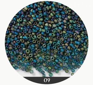 卸売り450グラム2mm abrazineガラスシードビーズ手作りDIYジュエリーアクセサリールーズシードビーズ - Product Image 5