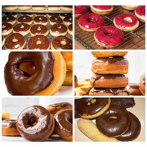 Máquina de Glaseado de Donuts de Acero Inoxidable 304 de Alto Rendimiento, 12-20 piezas/lote, Máquina Automática para Cubrir con Chocolate - Product Image 5