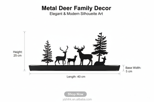 Gliway Home Decor Candle Holders Handcrafted Elegant Durable Eco-Friendly Festive Atmosphere Iron Art Material Rectangle - Product Image 3