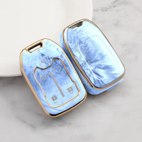 2014-2020 Chevrolet Suburban Tahoe Silverado pour GMC Sierra Smart Remote Car Key Fob Shell Case TPU Model Decoration pour Yukon