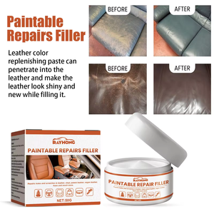 Rayhong Asiento de coche Cuero Yeso Sofá Reparación de daños en cuero Yeso Asiento de coche Crema de relleno de cuero - Product Image 2