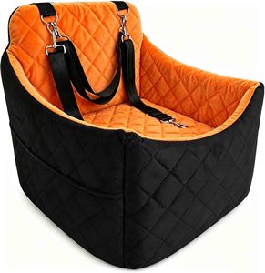 Siège auto pour chien, rehausseur de siège auto pour chien, protection de siège auto, lit de voyage pour animaux de compagnie, rehausseur de siège en mousse à mémoire de forme avec housse lavable - Product Image 5
