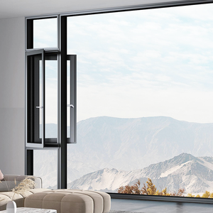 Panique achat contrôle des insectes Invisible insonorisé peu encombrant personnalisable alliage d'aluminium fixe fenêtres en acier inoxydable - Product Image 5