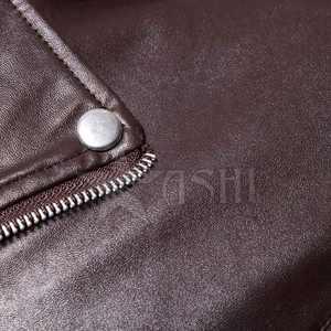 Vestes en cuir du Pakistan pour hommes Veste en cuir véritable sur mesure avec un long hiver Prix ​​bas Vestes en cuir pour hommes - Product Image 5