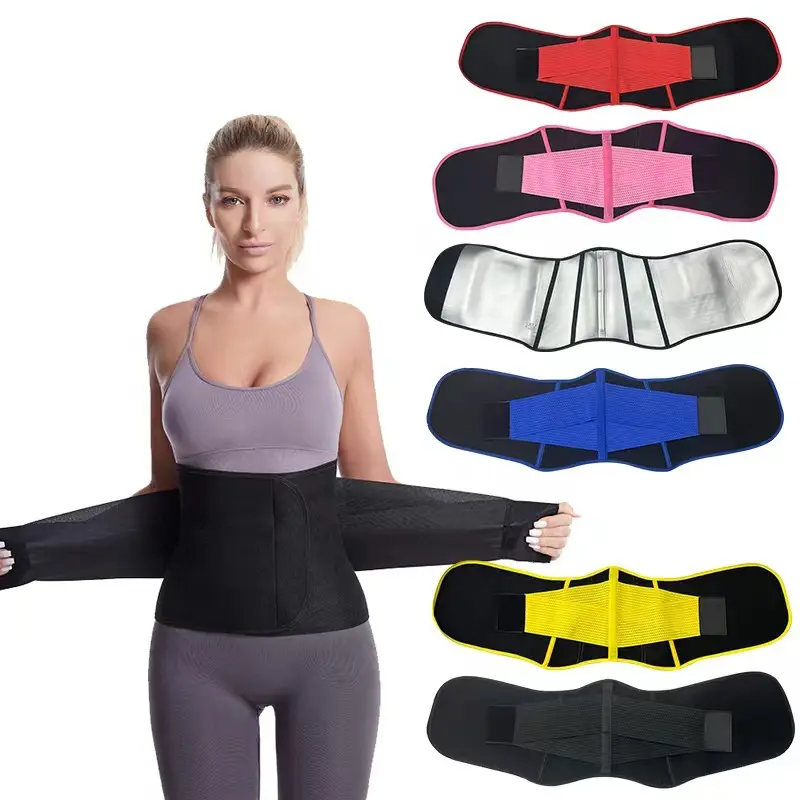 New Fashion Ladies Waist Trainer Sauna Sweat Belt Belly Control Belt Weight Loss Corset Waist Slim Body Shaper Belt