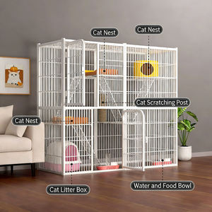 Cage à <span class=keywords><strong>chinchilla</strong></span> roulante en métal pour petits animaux, avec rampes amovibles, grande cage Critter Nation - Product Image 2