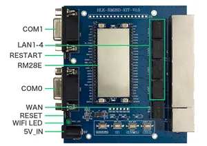 Dual Band MT7628N+MT7612E HLK-RM28E 2.4G 5.8G Wifi Wireless Router Module Kit With 4 Antenna IPEX