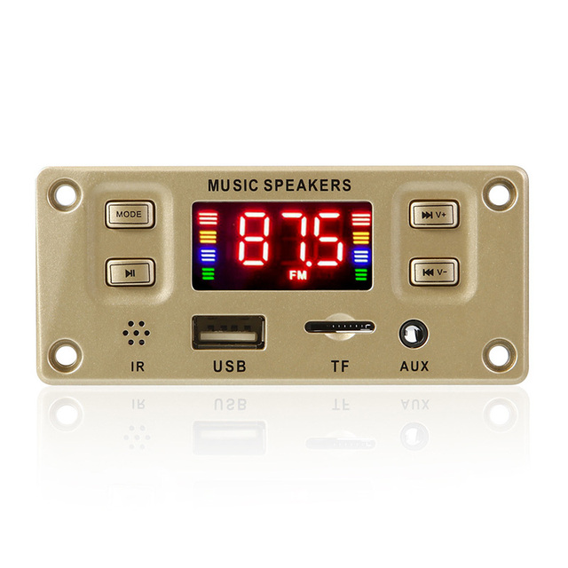 Decoder Board DC Vehicles  MP3 2*50W WMA Decoder Board USB Wireless BT MP3 Decoder Module TPA3116