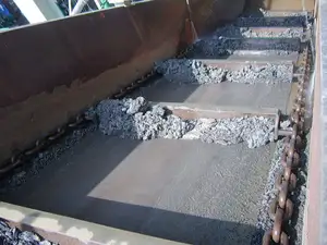 Çimento/kömür/toplu tahıl için özelleştirilmiş endüstriyel ısı direnci kazıyıcı zincirli konveyör makinesi