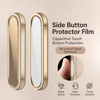 Protection de bouton métallique pour iPhone 16 17 18 Pro Max – Cache-bouton tactile de contrôle de l'appareil photo