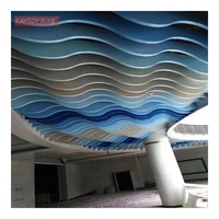 Panel de Techo Lineal de Aluminio con Forma de Arco, Listón Metálico Suspendido, Diseño de Techo Falso para Oficina, Tienda, Centro Comercial, Restaurante