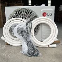Climatiseur intelligent mini-split à fréquence variable électrique, refroidissement et chauffage, flux d'air 4 directions, double détection, ailettes dorées, R32, 220V 50/60Hz