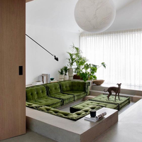 ATUNUS Canapé Modulable Moderne Style Arabe Unique Mah-jong Sur Mesure, Meuble Tendance, Canapé 7 Places Mah-jong