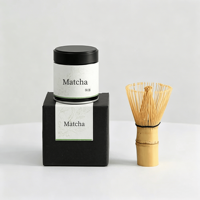 Boîtes cylindriques en fer blanc personnalisées de 30-50g avec couvercle à vis hermétique, faciles à ouvrir, pour emballage de matcha, thé vert, café, poudre de protéines, aliments pour animaux de compagnie
